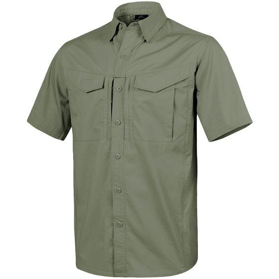 Helikon Defender Mk2 Kurzarm-Hemd Polyester/Baumwolle Ripstop Olive Green