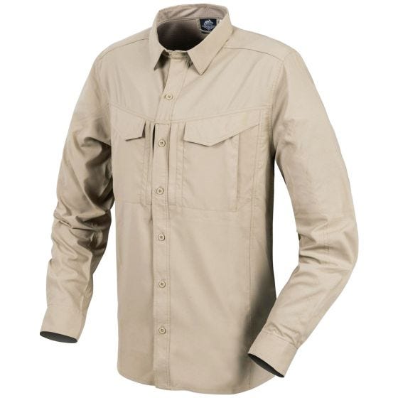 Helikon Defender Mk2 Tropical Langarm-Hemd Silver Mink