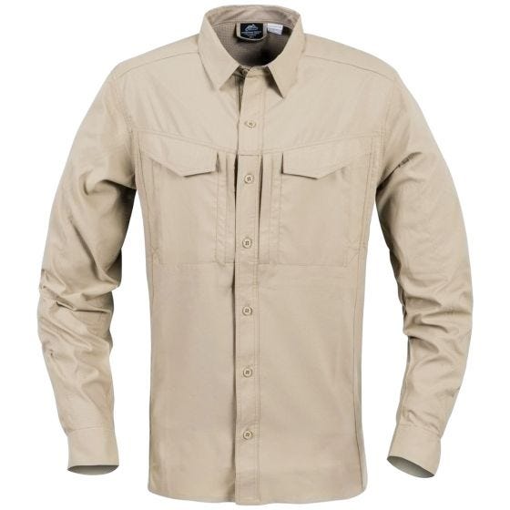 Helikon Defender Mk2 Tropical Langarm-Hemd Silver Mink