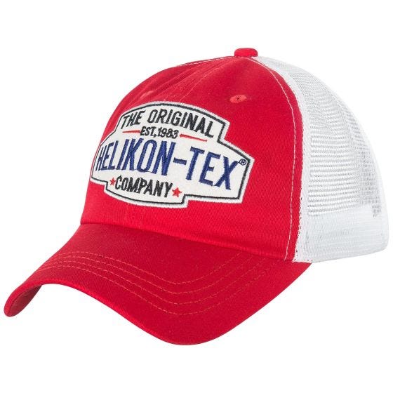 Helikon Trucker Logo Basecap Rot