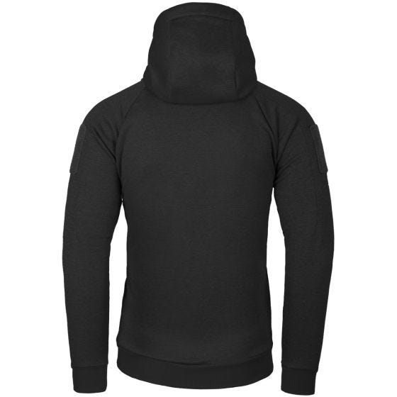 Helikon Urban Taktischer Kapuzenpullover mit durchgehendem Reißverschluss Schwarz