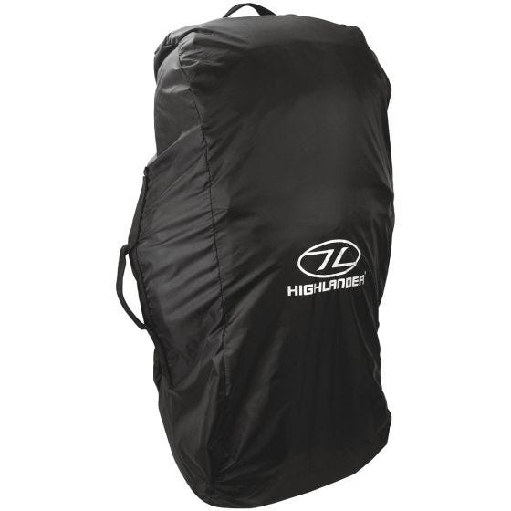 Highlander Combo Large Rucksackhülle Schwarz