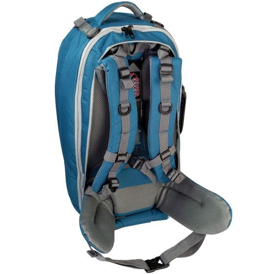 Highlander X-Plorer Ruckcase 80+20L Reisetasche/Rucksack Türkisblau