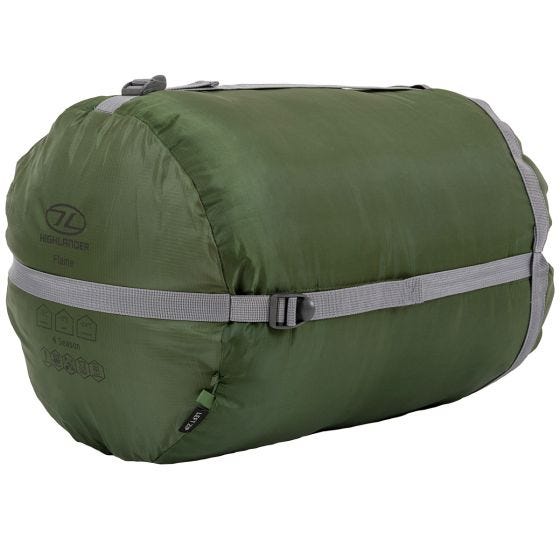 Highlander Phoenix Flame 400 Mumienschlafsack - Olivgrün