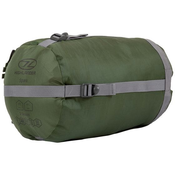 Highlander Phoenix Spark 150 Mumienschlafsack - Olivgrün