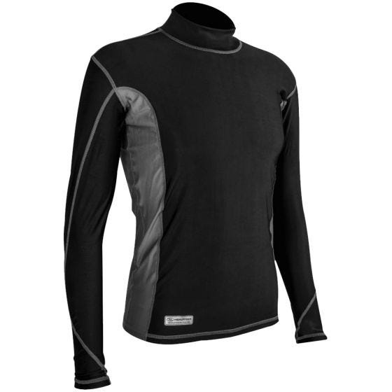 Highlander Pro Comp Herren Langarmshirt Schwarz / Grau