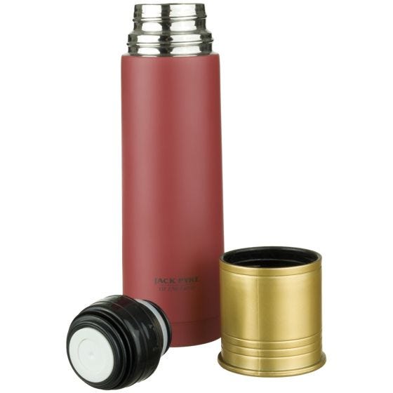 Jack Pyke Thermosflasche im Patronen-Design 500 ml Rot