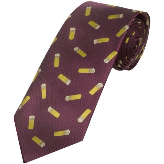 Jack Pyke Krawatte mit Patronen-Motiv Wine