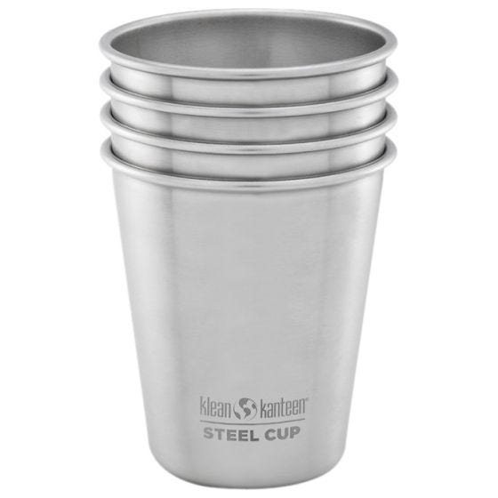 Klean Kanteen 296ml Trinkbecher (4-er Set) Brushed Stainless