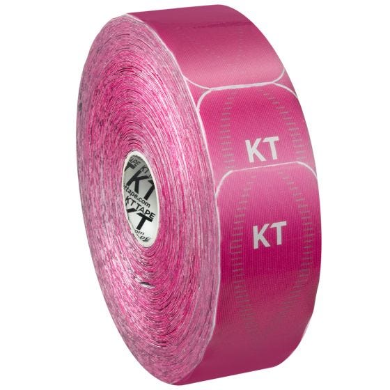 KT Tape Jumbo Pro Synthetisches Kinesio-Tape vorgeschnitten Hero Pink