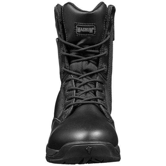 Magnum Strike Force 8.0 Wasserdichte Stiefel mit seitlichem Reißverschluss Schwarz