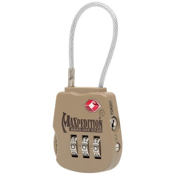 Maxpedition Taktisches Gepäckschloss Khaki