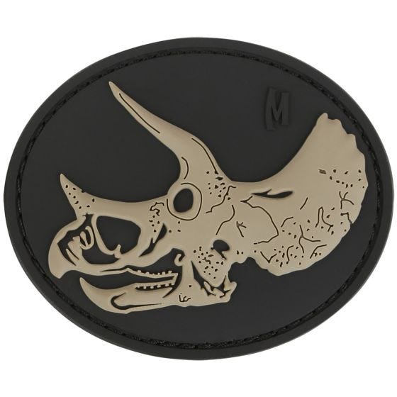 Maxpedition Patch Triceratops-Schädel SWAT
