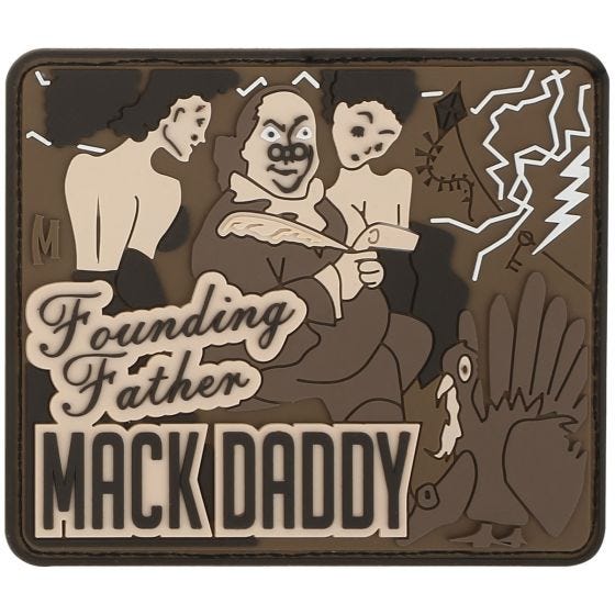 Maxpedition Patch Ben Franklin Frauenheld Arid