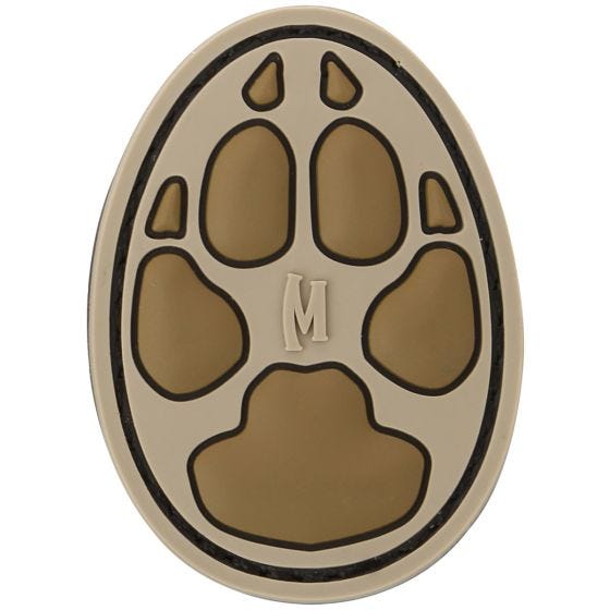 Maxpedition 2" Patch Pfotenabdruck vom Hund Arid