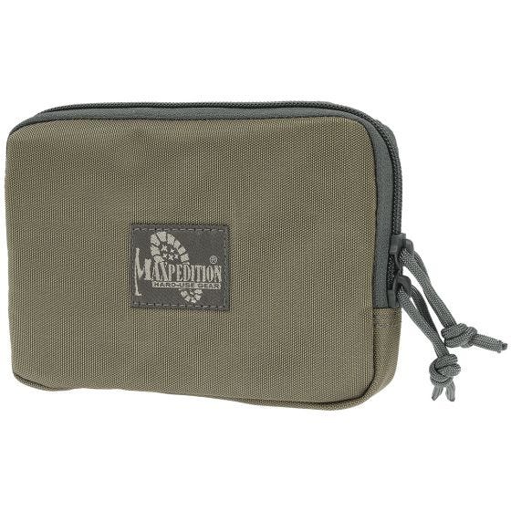 Maxpedition 5" x 7" Reißverschlusstasche mit Klettrückseite Khaki Foliage