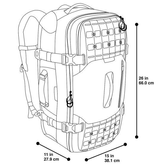 Maxpedition Ironstorm Reisetasche Grau