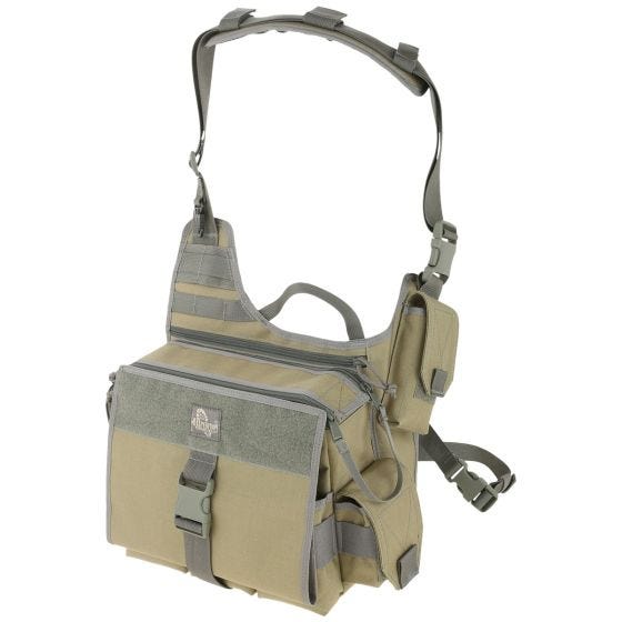 Maxpedition Jumbo A.S.R. Versipack Schultertasche Khaki Foliage