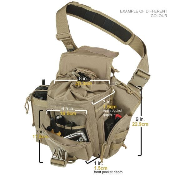 Maxpedition Jumbo Versipack Schultertasche Foliage Green