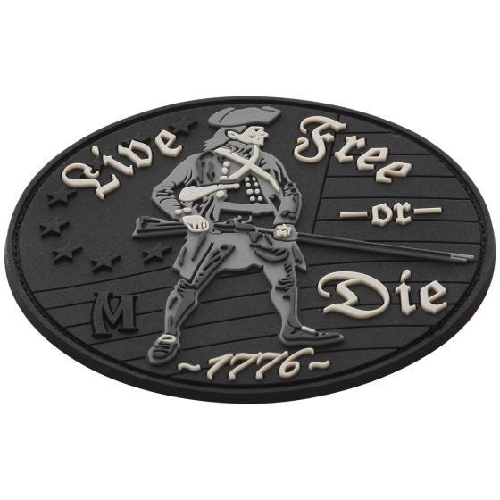 Maxpedition Patch mit Schriftzug „Live Free or Die“ SWAT