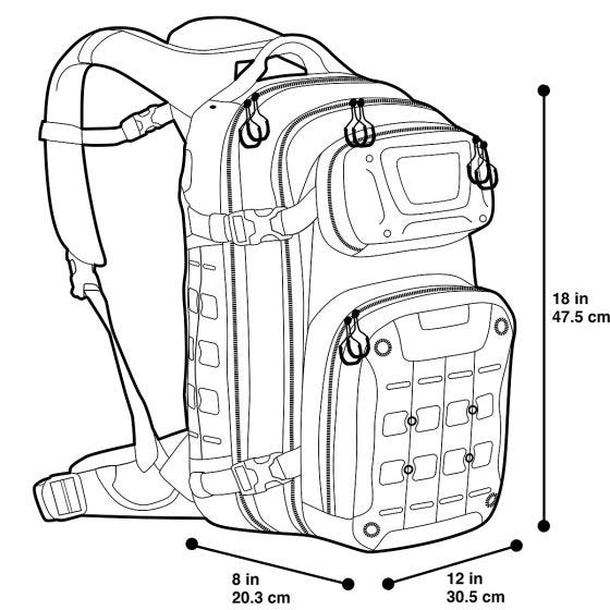 Maxpedition RiftCore Rucksack Grau