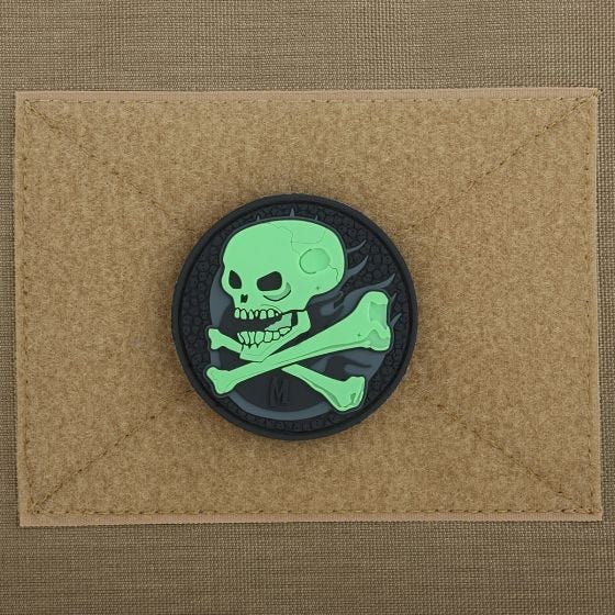 Maxpedition Patch Totenkopf Leuchtend im Dunkeln