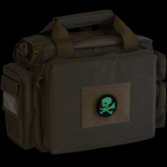 Maxpedition Patch Totenkopf Leuchtend im Dunkeln