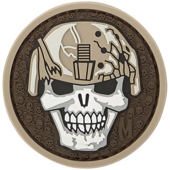 Maxpedition Patch Soldatenschädel Arid