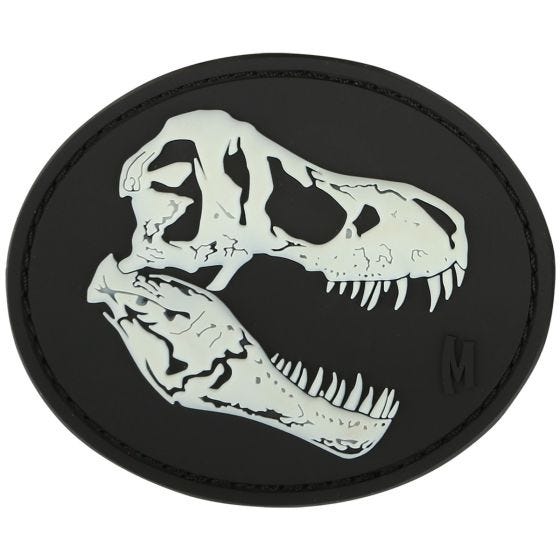 Maxpedition Patch T-Rex-Schädel Leuchtend im Dunkeln