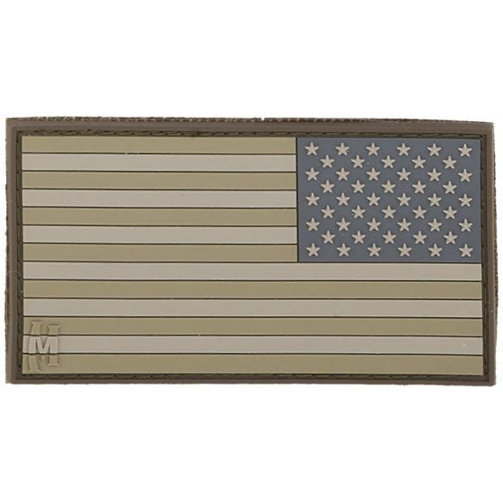 Maxpedition Patch Flagge der Vereinigten Staaten spiegelverkehrt Klein Arid