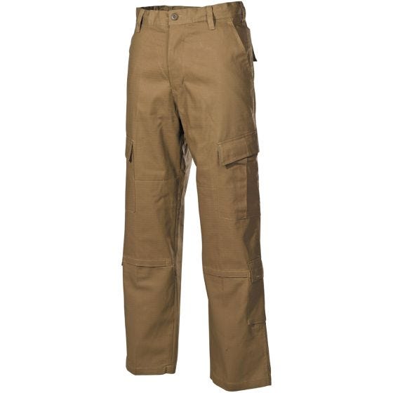 MFH ACU Einsatzhose aus Ripstop-Gewebe Coyote Tan