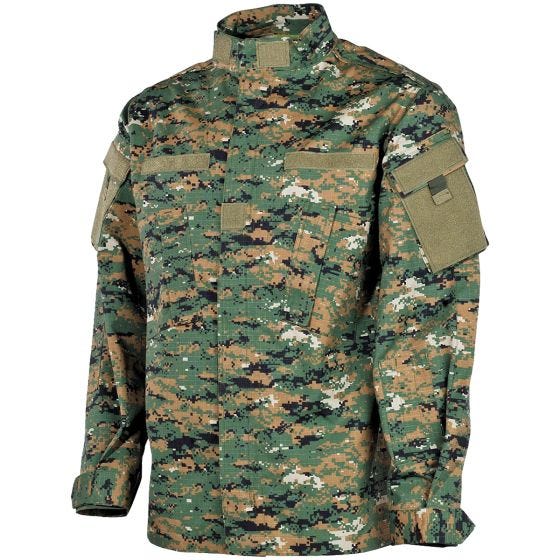 MFH ACU Feldjacke aus Ripstop Digital Woodland
