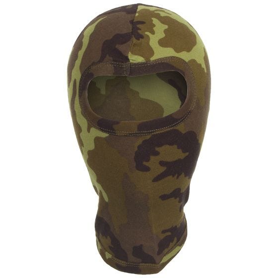 MFH Leichte 1-Loch-Sturmhaube aus Baumwolle Czech Woodland