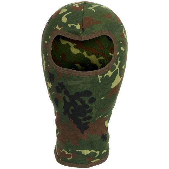 MFH Leichte 1-Loch-Sturmhaube aus Baumwolle Flecktarn