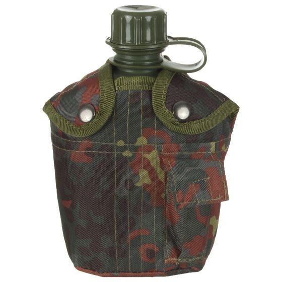 MFH US Style Feldflasche Flecktarn