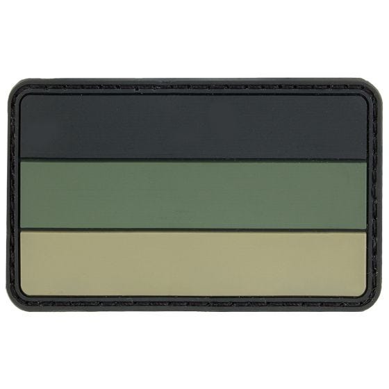 MFH 3D-Patch mit Deutschlandflagge & Klett Olivgrün