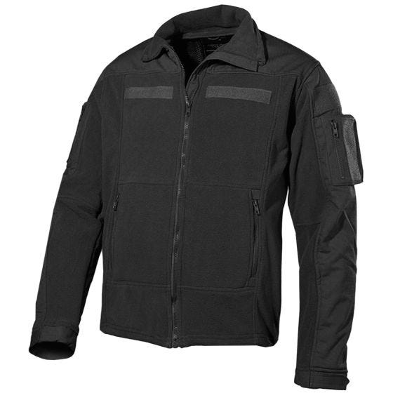 MFH US Combat Fleece-Jacke Schwarz