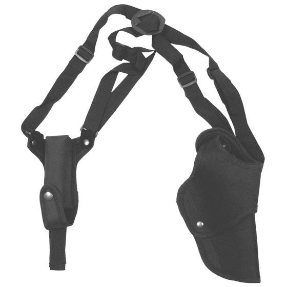 MFH Pistolen-Schulterholster für Rechtshänder Schwarz