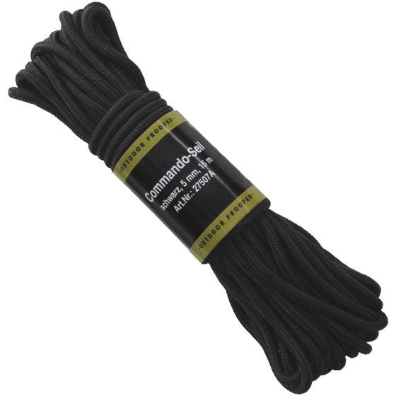 MFH Seil 5 mm Schwarz