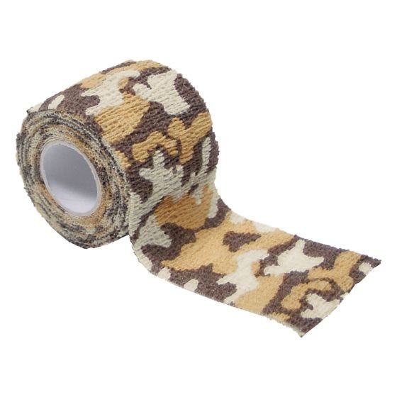 MFH Selbstklebendes Camouflage-Klebeband 5 cm x 4,5 m Desert