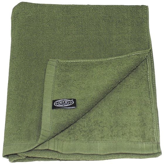 MFH 110x50cm Frotteehandtuch OD Green