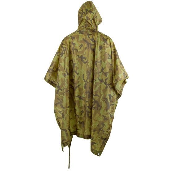 MFH US Poncho aus Ripstop Czech Woodland