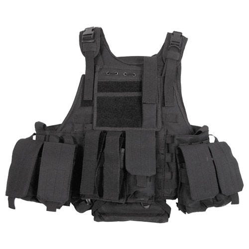 MFH Ranger Taktische Weste MOLLE-Befestigungssystem Schwarz