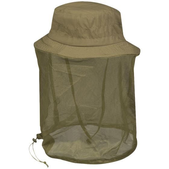 Mil-Tec Boonie Hat mit Moskitonetz Coyote