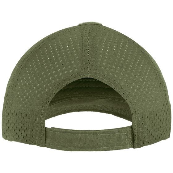 Mil-Tec Basecap mit Netzstoff Olivgrün