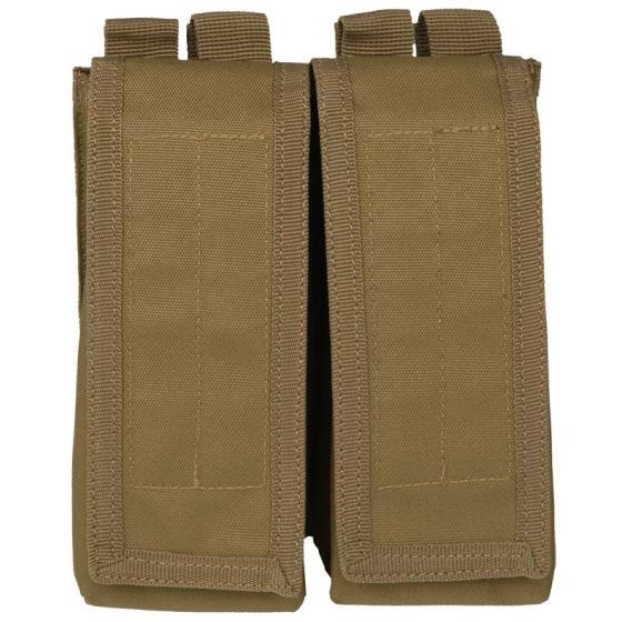 Mil-Tec AK47 Doppel-Magazintasche mit MOLLE-Befestigungssystem Coyote