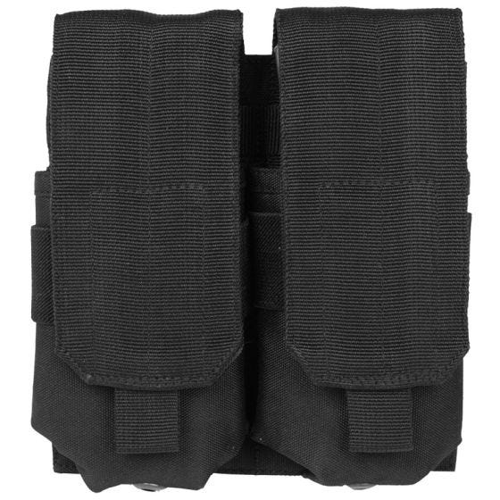 Mil-Tec M4/M16 Doppel-Magazintasche mit MOLLE-Befestigungssystem Schwarz