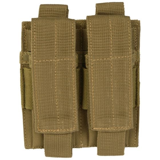 Mil-Tec Doppel-Magazintasche für Pistolenmagazine Coyote