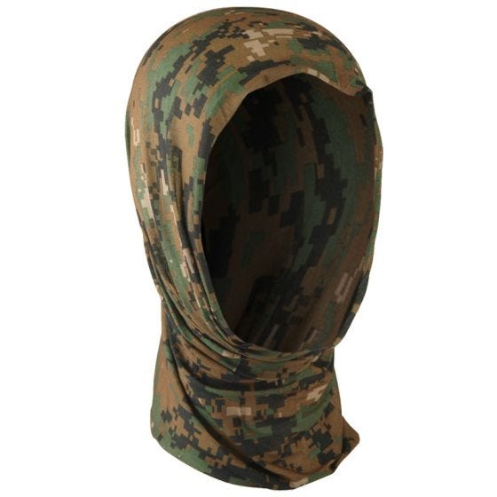Mil-Tec Multifunktionale Kopfbedeckung Digital Woodland