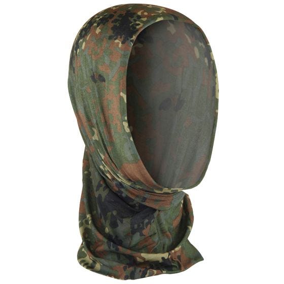 Mil-Tec Multifunktionale Kopfbedeckung Flecktarn